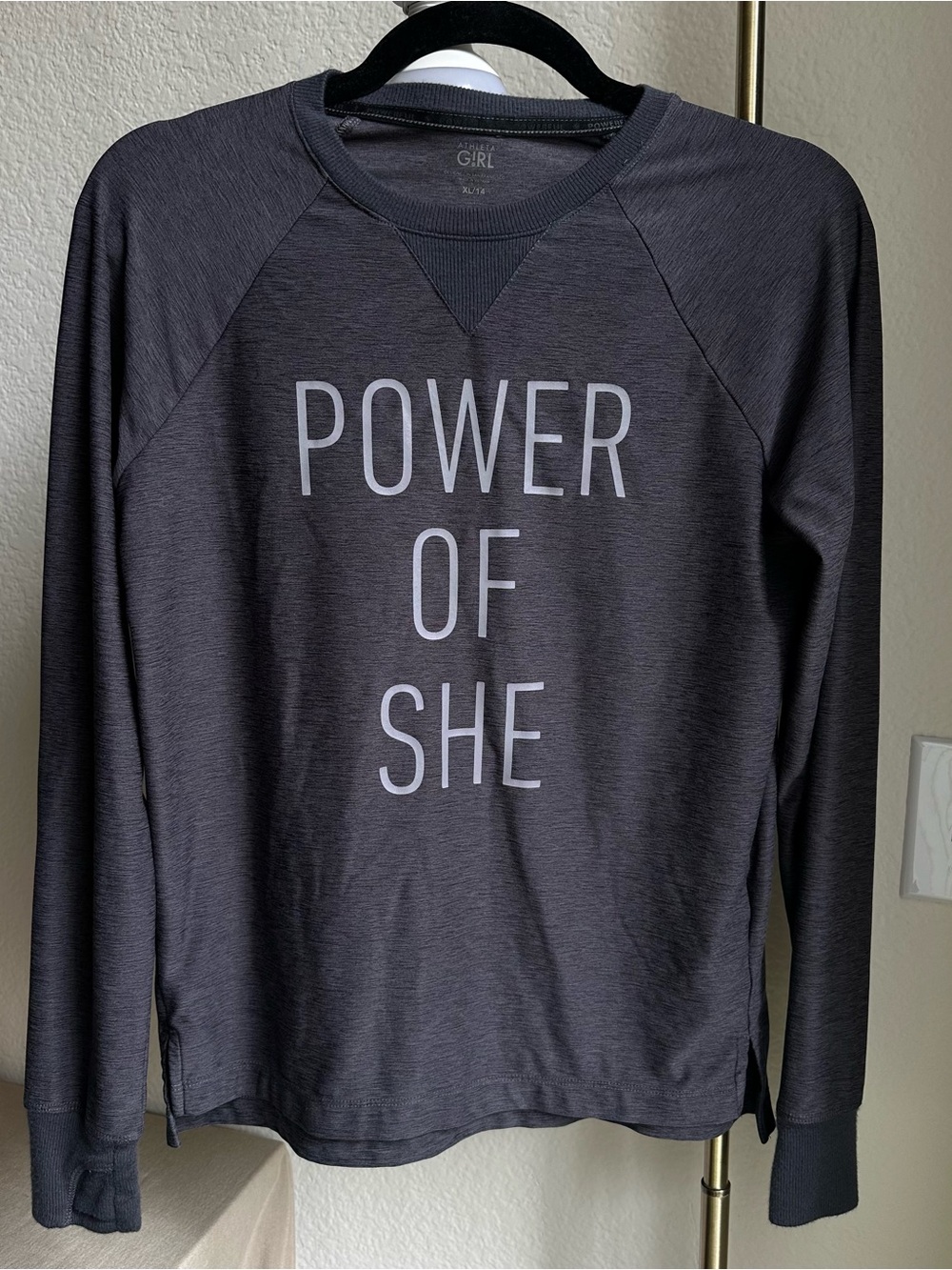 Athleta “Power of She” Long Sleeve Tee